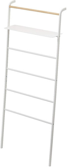 Yamazaki YMZK Floor Standing Bathroom Ladder with 6 Positions ​66x160cm White