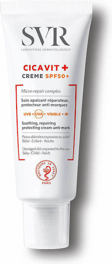 SVR Laboratoire CICAVIT+ Cream SPF50+ Soothing & Restoring Cream with SPF50+ 40ml
