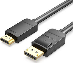 Vention Cable DisplayPort male - HDMI male 2m Black (HADBH) Vention Cable DisplayPort male - HDMI male 2m Black (HADBH)