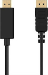Ewent Cable DisplayPort male - HDMI male 3m Μαύρο (EC1430)