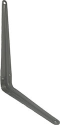 Eco Raft de colț Robust din Metal în Culoare Argintiu 125x150mm 1buc 580102.0007