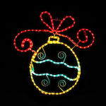 Aca Christmas Rope Light in Shape Ball 60x60cm