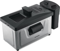 Heinner HDF-1800SS Φριτέζα 3lt Ασημί