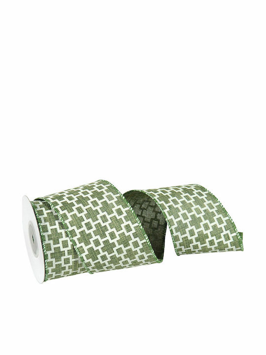 Lianos Crăciun Panglică Verde 850cm 1buc