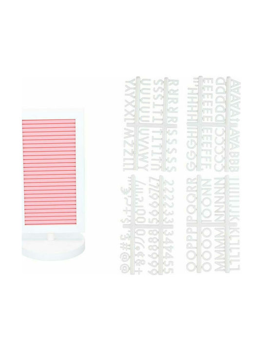 Decorativ Scrisoare Din Plastic Roz 9.5x21.5cm