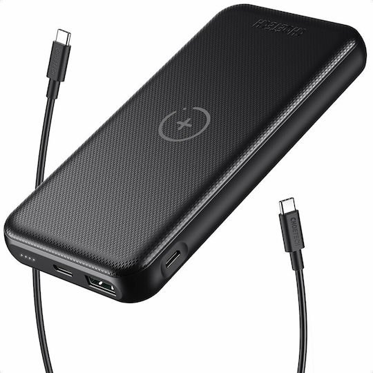 Choetech B650 Power Bank 10000mAh 18W με Θύρα USB-A και Θύρα USB-C Quick Charge Μαύρο