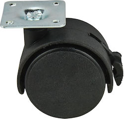 FFG Furniture Wheel Plastic Black 4x3.8cm FFG Furniture Wheel Plastic Black 4x3.8cm