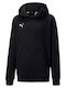 Kinder-Sweatshirt mit Kapuze und Taschen Schwarz