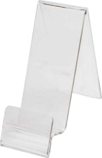 Plexi Desk Stand for Mobile Phone in Transparent Colour