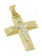 Filva Oro Men's Gold Cross 14K with the Crucified