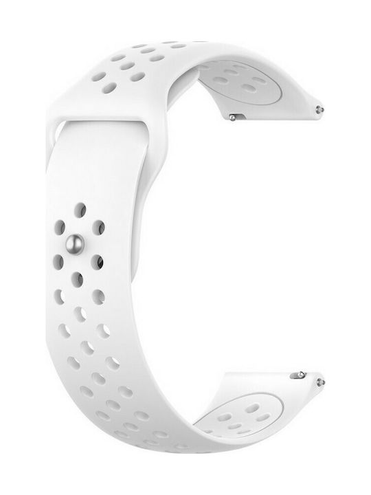 Λουράκι Σιλικόνης Λευκό (Amazfit GTS 2 / GTS 2 Mini / GTS 2e)