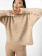 Only Women's Long Sleeve Sweater Pumice Stone