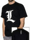Abysse Death Note "L Tribute" Man SS T-shirt σε Μαύρο χρώμα