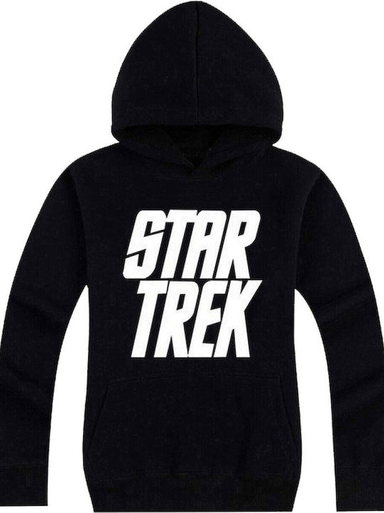 Logo Kapuzenpulli Star Trek Schwarz