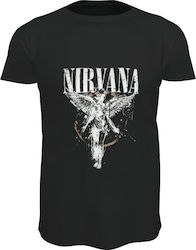 Null T-shirt Nirvana Schwarz 7212 Null T-shirt Nirvana Schwarz 7212