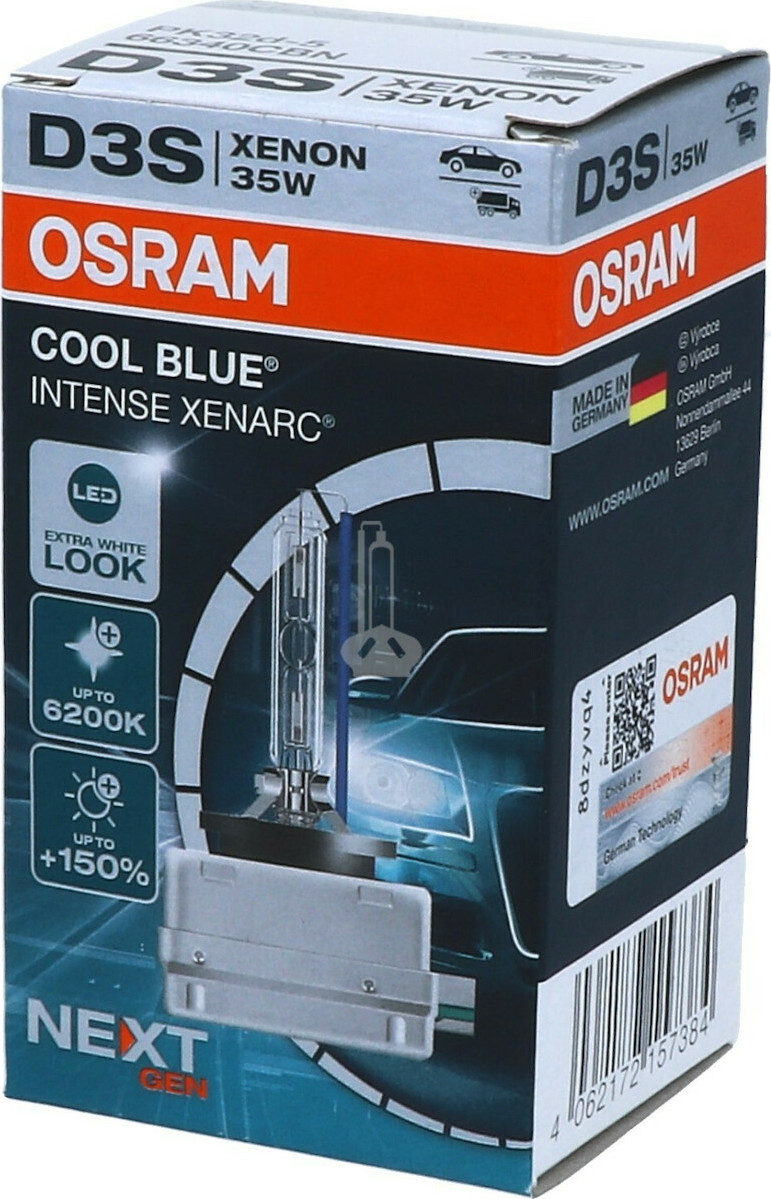 D3S OSRAM Cool Blue Intense Xenarc Next Gen 35W 6200K