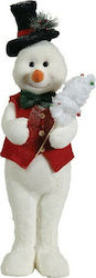 Lianos Christmas Figure SNowman White Height 59cm