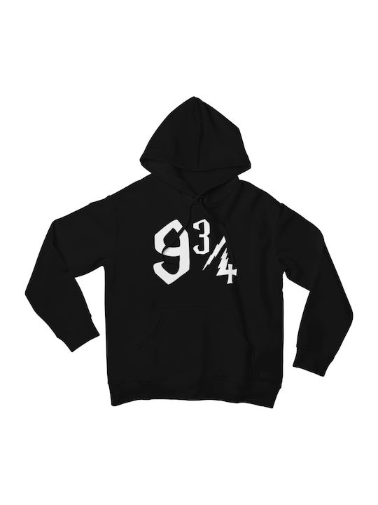 T-shirt Studio Harry Potter Platform 9 3/4 Φούτερ με Κουκούλα σε Μαύρο χρώμα