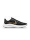Nike Winflo 8 Ανδρικά Αθλητικά Παπούτσια Running Black / Metallic Gold / Dark Smoke Grey / White