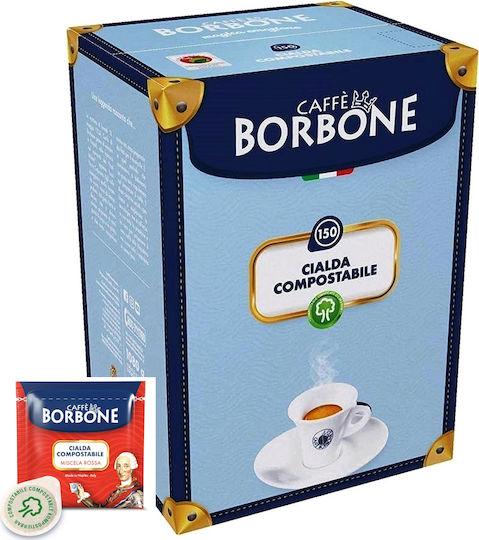 Caffe Borbone Kapseln Espresso Rosso Kompatibel mit Maschine E.S.E. Pod 150Mützen