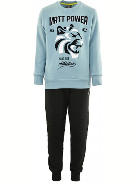 Kids Sweatpants Set Turquoise