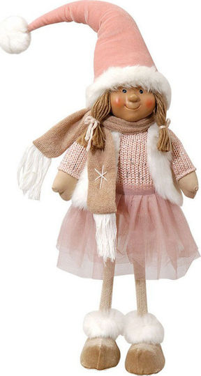 Lianos Weihnachtliche Plüsch Figur Kleinkind Rosa Höhe 60cm