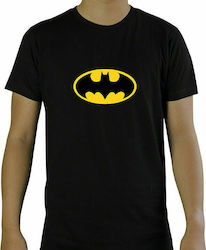 Abysse DC Comics Batman Logo T-shirt σε Μαύρο χρώμα