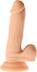 Dream Toys Mr. Dixx Naughty Nick Dildo Ρεαλιστικό Dildo με Όρχεις και Βεντούζα Flesh 14cm