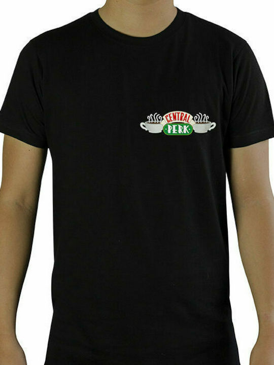Abysse Friends Central Perk T-shirt σε Μαύρο χρώμα