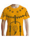 Abysse Shippuden Chakra Mode T-shirt Naruto Yellow Cotton