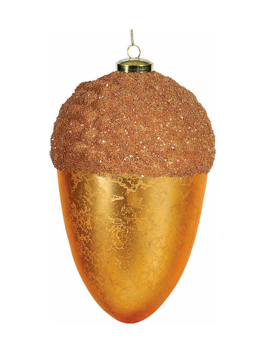 Ornament suspendat Ghindă De sticlă Auriu
