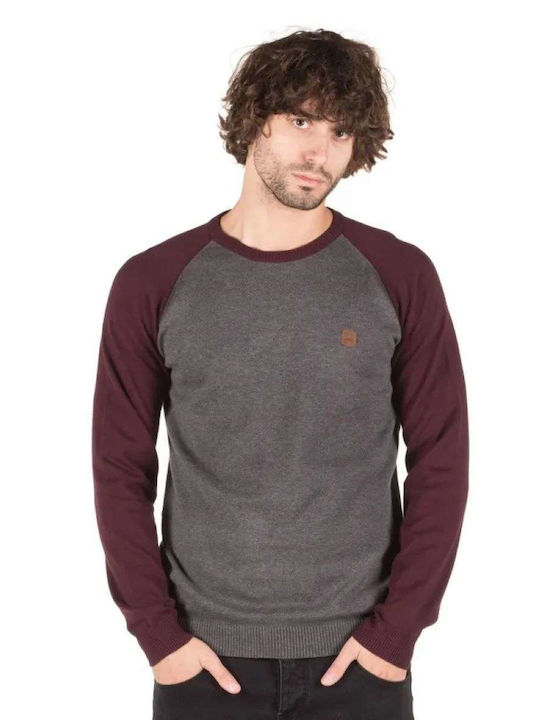Basehit Men's Long Sleeve Sweater Bordeaux and ...