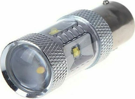 Lamps Car BA15S LED Yellow 5W 1pcs
