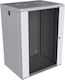 Mirsan Επιτοίχια Καμπίνα Rack 16U 56.5x45x75.5cm Γκρι WTC16U45MN.02