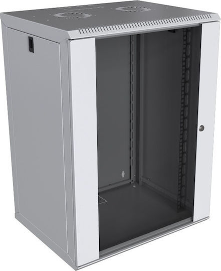 Mirsan Wall Mounted Rack Cabinet 12U 56.5x60x58cm Gray WTC12U60MN.02