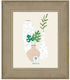DKD Home Decor Wooden Photo Frame with Brown Frame