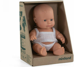 Miniland Baby Doll Caucasian Boy για 10m+ Ετών 21 εκ.