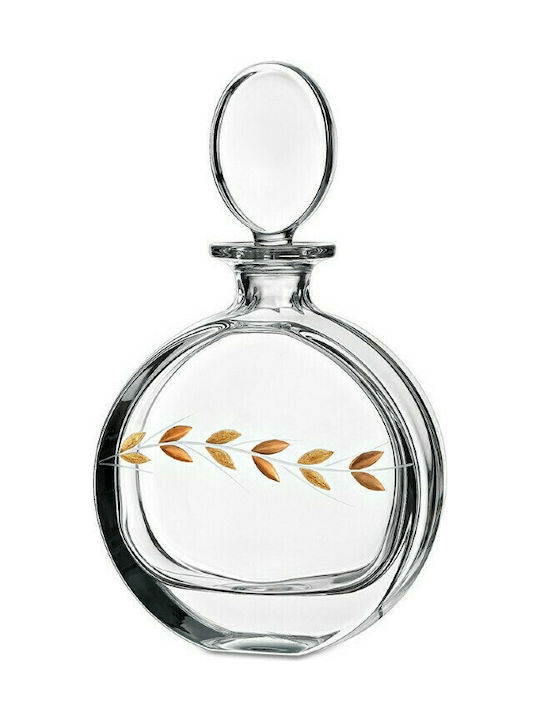 Capolavoro Capolavoro 40 Crystal Whiskey Decanter with Stopper Gold 650ml