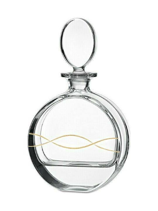 Capolavoro Capolavoro 41 Crystal Whiskey Decanter with Stopper Gold 650ml