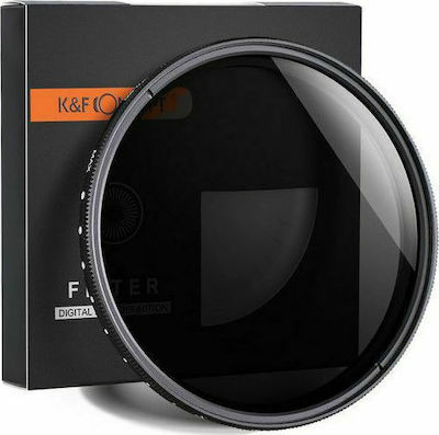 K&F Concept Variable Filter Variable ND Diameter 49mm for Camera Lenses