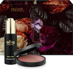 Inika Limited Edition Rosy Glow Σετ Μακιγιάζ για το Πρόσωπο 2τμχ