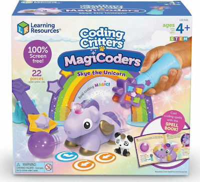 Learning Resources Coding Critters MagiCoders: Skye the Unicorn Educational Toy Knowledge for 4+ Years Old