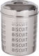 Borcan pentru Biscuiți Metalic Argintiu 13x13x17buc 1buc