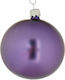 Hängendes Kugel Ornament Ornament Glas Lila 8cm