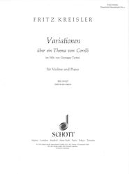 Schott Kreisler - Variations On A Theme by Corelli in F Major EXP.2438.4922