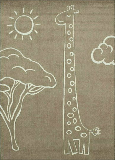 Koulis Carpets 1157a Kids Rug Beige 70x150cm Thickness 13mm