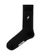 John Frank Thunder Men's Solid Color Socks Black