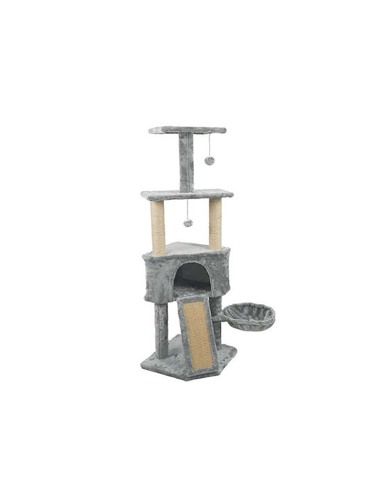Timeless Tools Ονυχοδρόμιο Γατόδεντρο Γκρι 4 επιπέδων 80x54x125εκ.