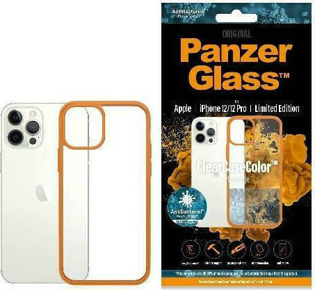 PanzerGlass ClearCaseColor Back Cover Πλαστικό Πορτοκαλί (iPhone 12 / 12 Pro)