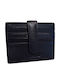 Leather Men's Wallet Cards with RFID Black